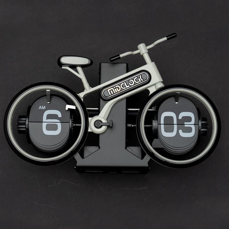Retro Bicycle Shaped Digital Flip Clock
