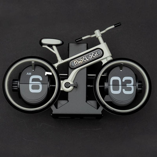 Retro Bicycle Shaped Digital Flip Clock