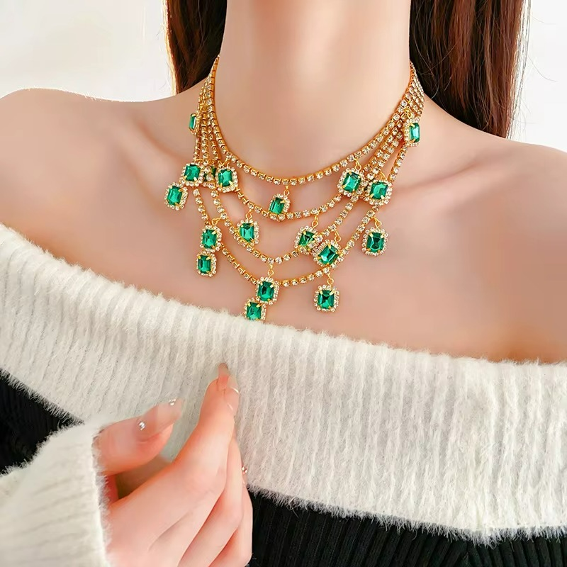 Multi-Layered Gold Plated Bohemian Style Necklace