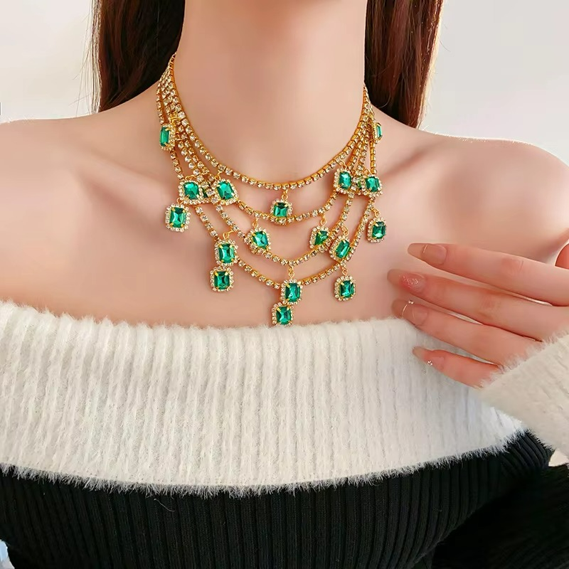 Multi-Layered Gold Plated Bohemian Style Necklace