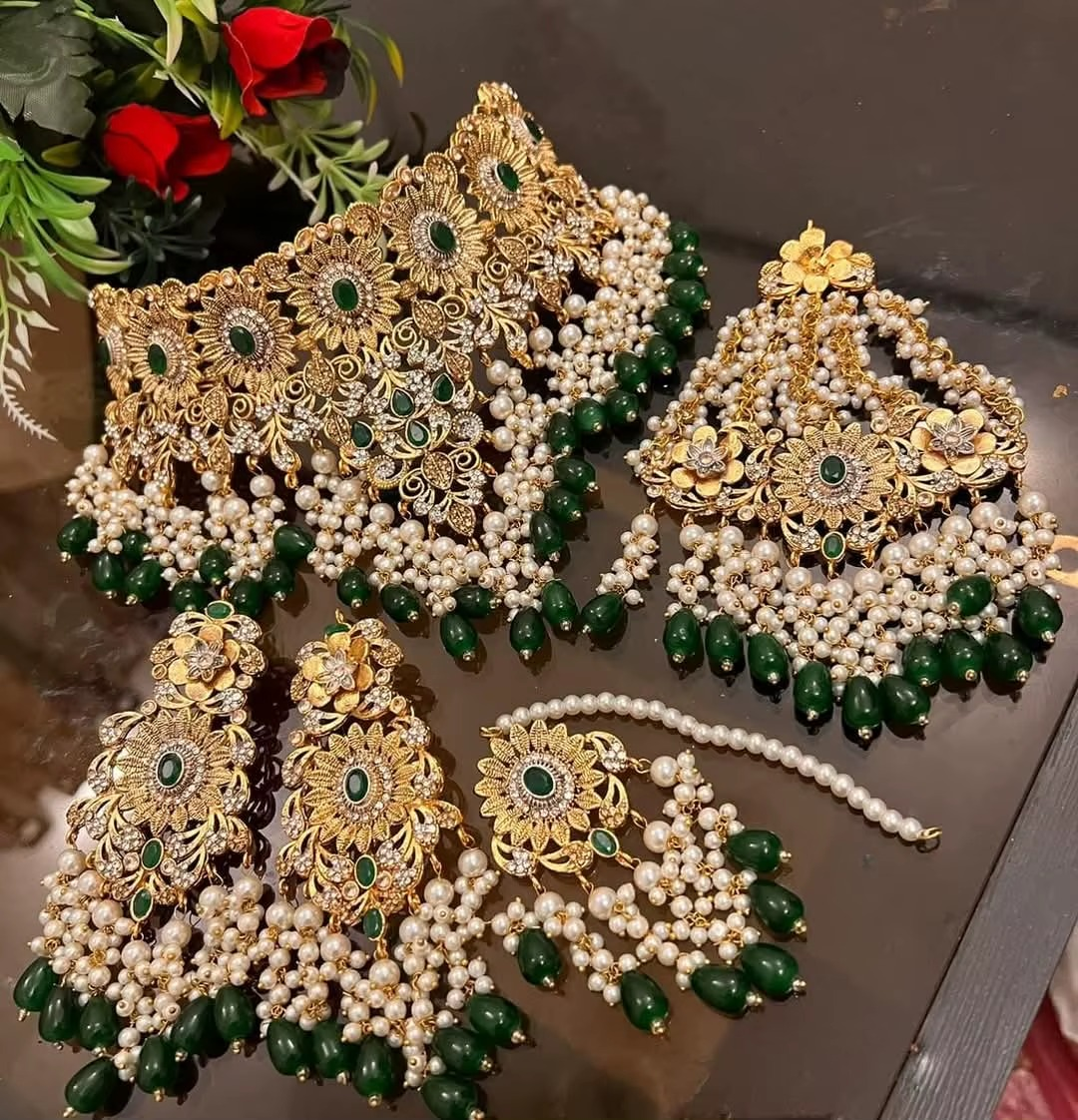 PASHTUN WOMEN JEWELRY SETS PRODUCE AFGHANI CULTURE CUSTOMIZED DESIGN