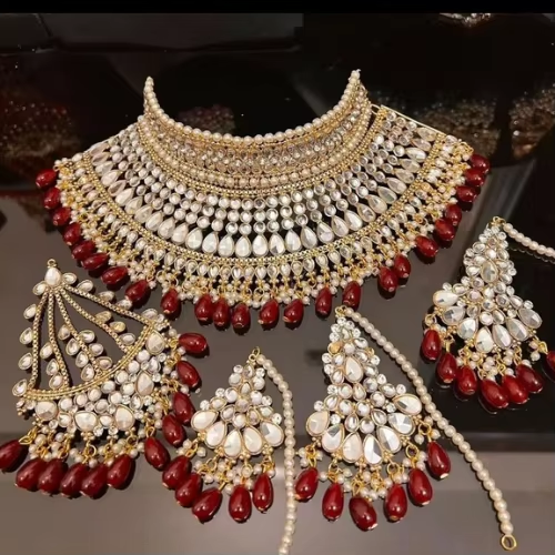 Latest Designs Handmade Necklaces Indian Jewelry for Women Wedding