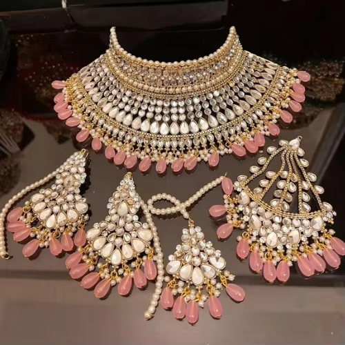 Latest Designs Handmade Necklaces Indian Jewelry for Women Wedding