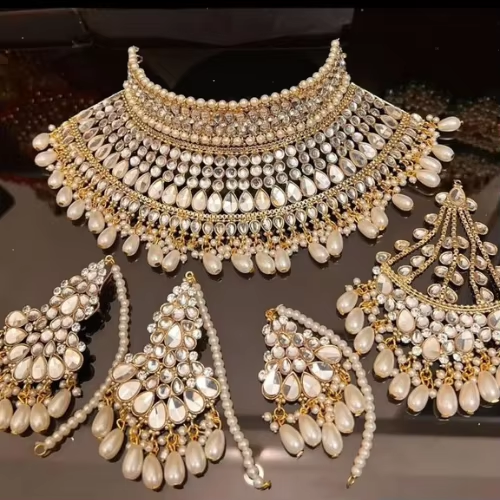 Latest Designs Handmade Necklaces Indian Jewelry for Women Wedding