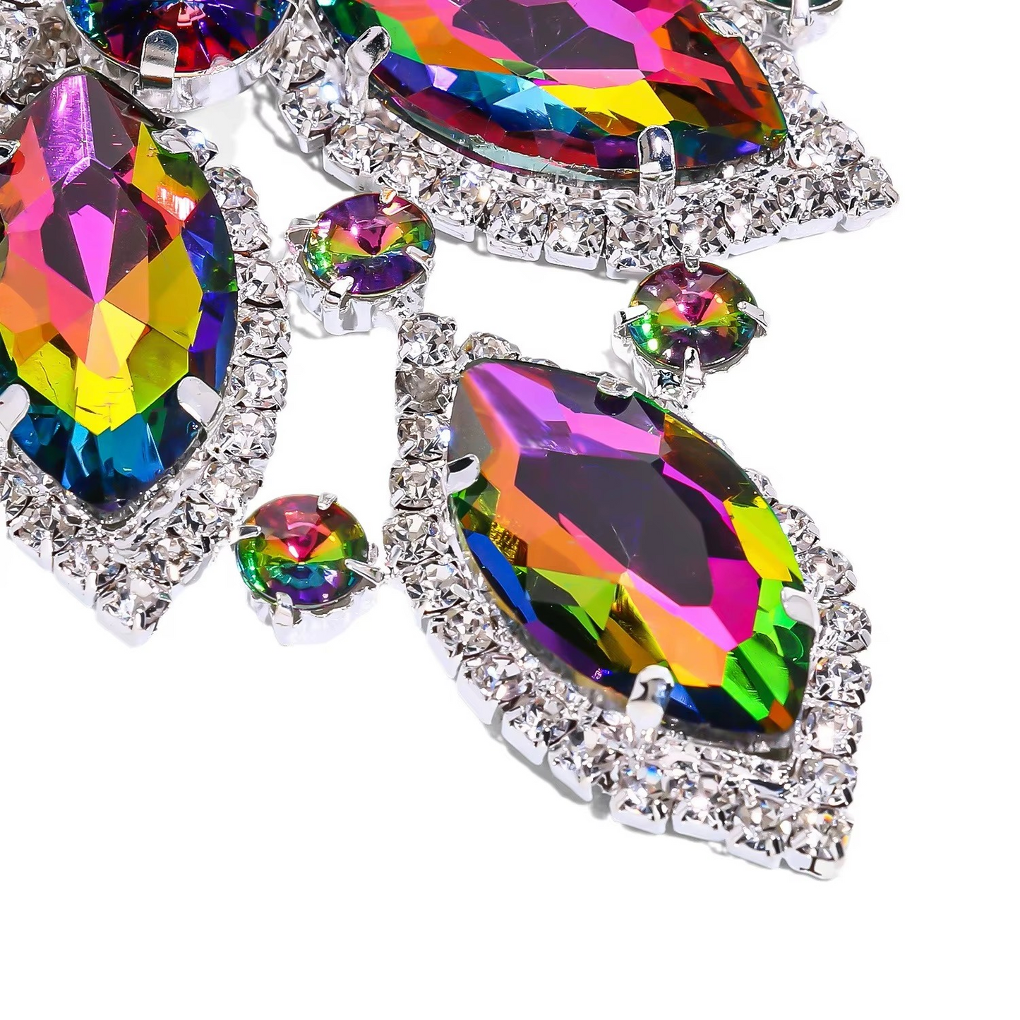 Best Seller 2025 Bridal Rhinestone Necklaces Wedding Jewelry Sets for Women Fashion