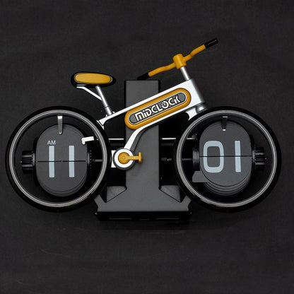 Retro Bicycle Shaped Digital Flip Clock