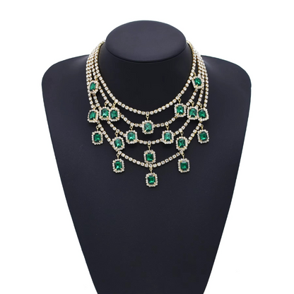 Multi-Layered Gold Plated Bohemian Style Necklace